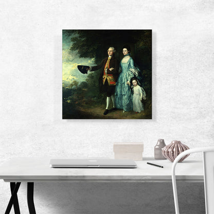 Mr. Mrs George Byam And Their Eldest Daughter Selina 1764