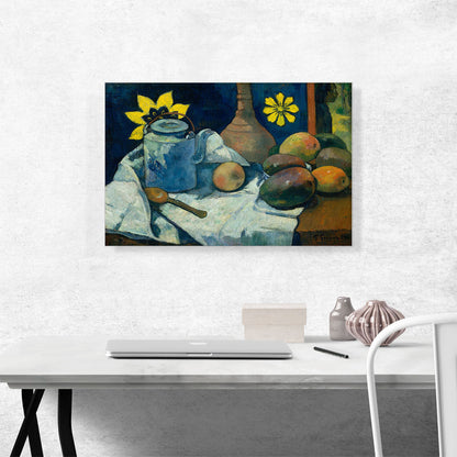 Still Life with Teapot and Fruit 1896