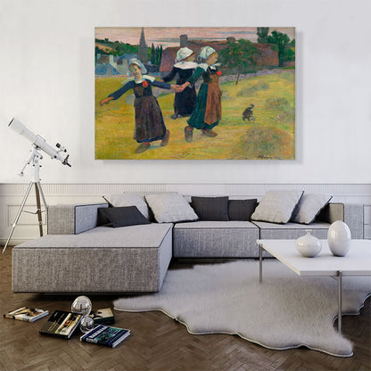 Breton Girls Dancing - Pont-Aven 1888