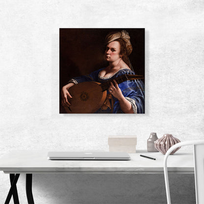 Self Portrait As a Lute Player 1616