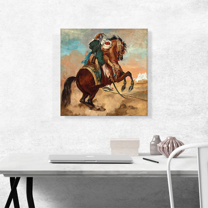 Turk Riding a Burned Chestnut Horse 1810