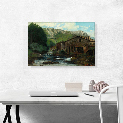 A Mill In a Rocky Landscape