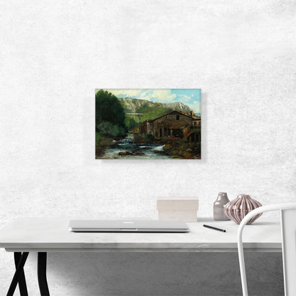 A Mill In a Rocky Landscape