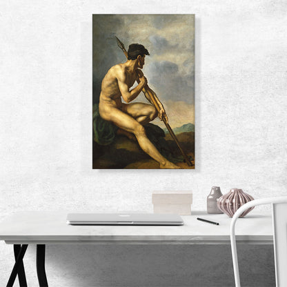 Nude Warrior With a Spear 1816