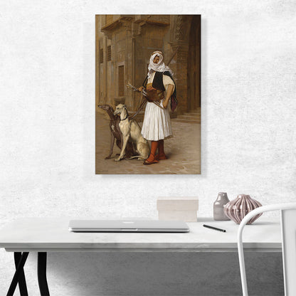 The Arnaut With Two Whippets 1867