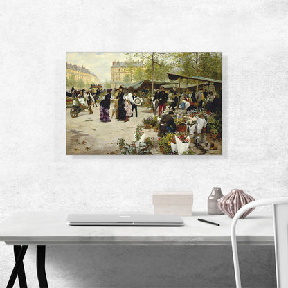 The Lower Market Paris 1881