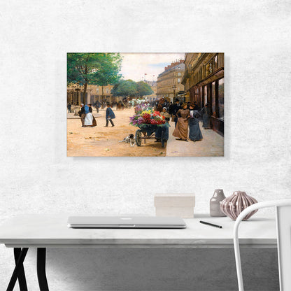 Flower Seller Place Of French Comedy