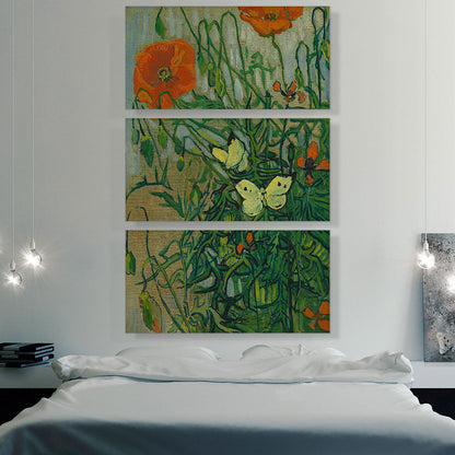 Butterflies and Poppies 1889