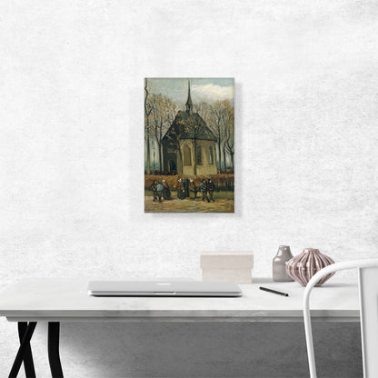 Congregation Leaving the Reformed Church of Nuenen 1885