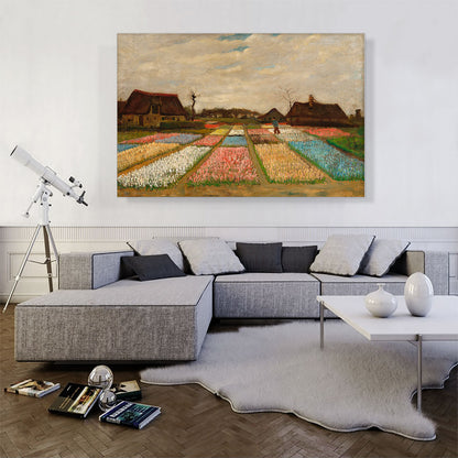 Bulb Fields - Flower Beds in Holland 1883