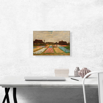 Bulb Fields - Flower Beds in Holland 1883