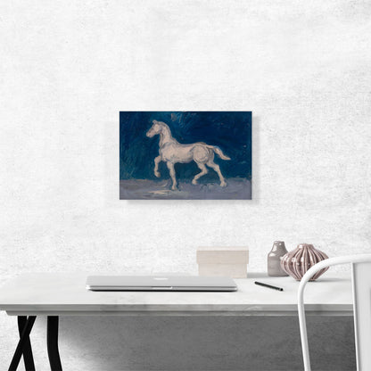 Plaster Statuette of a Horse 1886