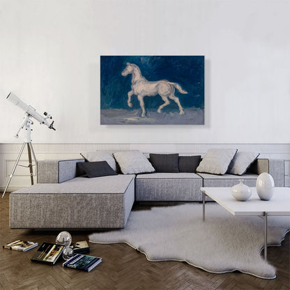 Plaster Statuette of a Horse 1886