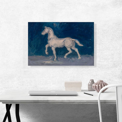 Plaster Statuette of a Horse 1886
