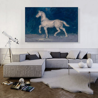 Plaster Statuette of a Horse 1886