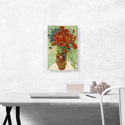 Red Poppies and Daisies 1890