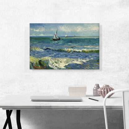 The Sea at Les Saintes-Maries 1888