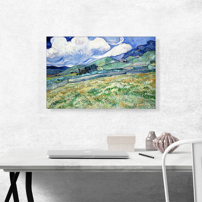 Wheat Field Behind Saint-Paul 1889