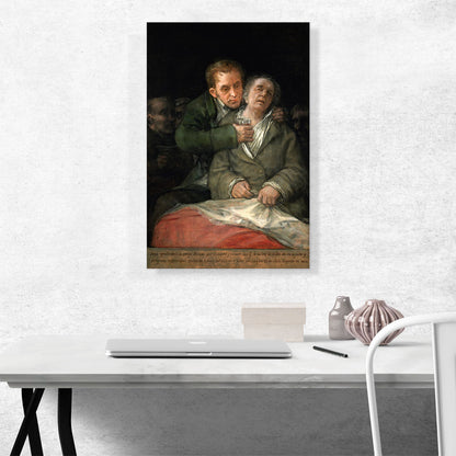 Self-Portrait with Dr Arrieta 1820