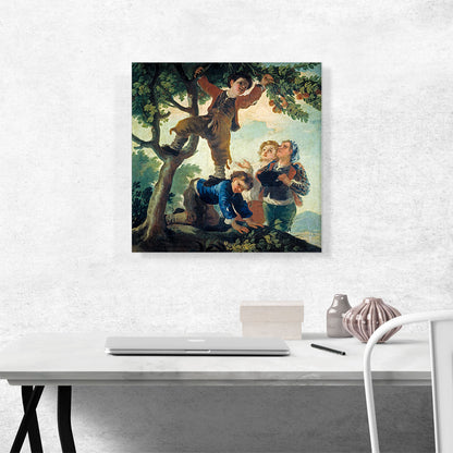Boys Picking Fruit 1778
