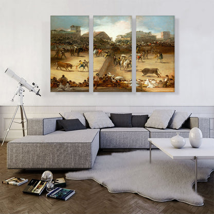 Bullfight in a Divided Ring