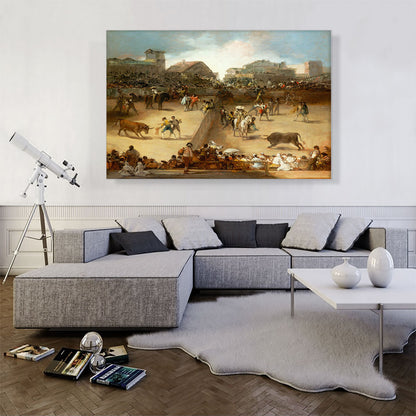 Bullfight in a Divided Ring