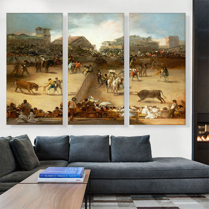 Bullfight in a Divided Ring
