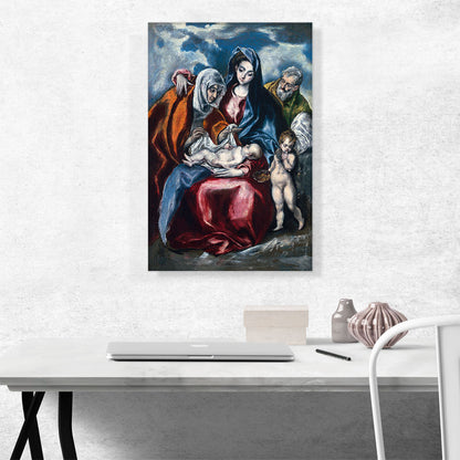 Holy Family with St. Anne and the young John the Baptist 1595
