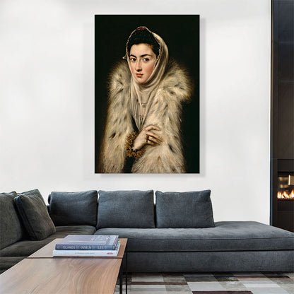 Lady in a Fur Wrap