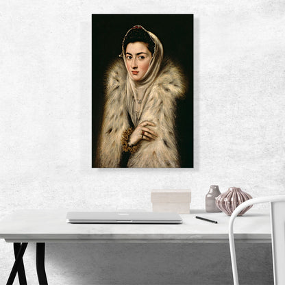 Lady in a Fur Wrap
