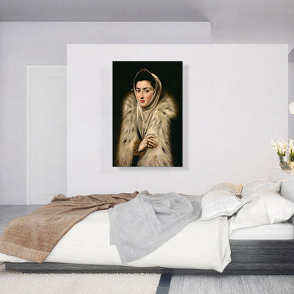 Lady in a Fur Wrap