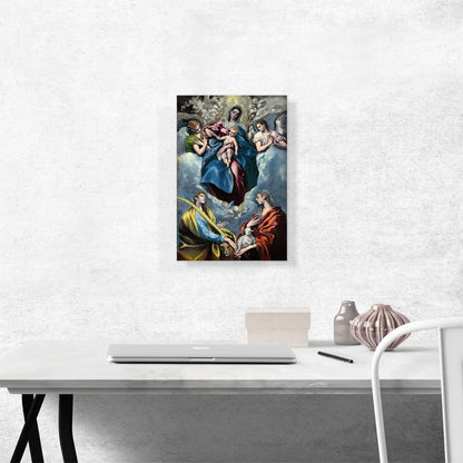 Madonna and Child with Saint Martina and Saint Agnes 1599