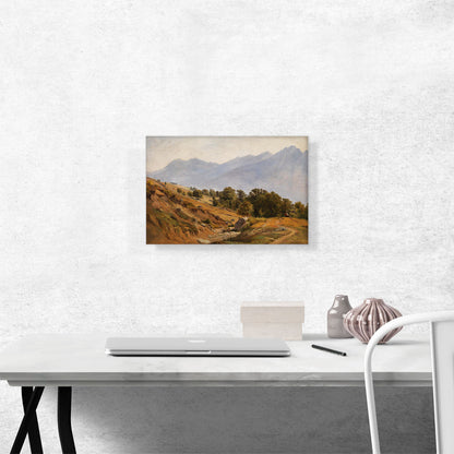Mountain Landscape Around Dorf Tirol