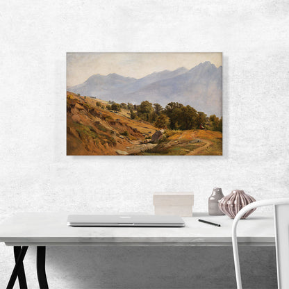 Mountain Landscape Around Dorf Tirol