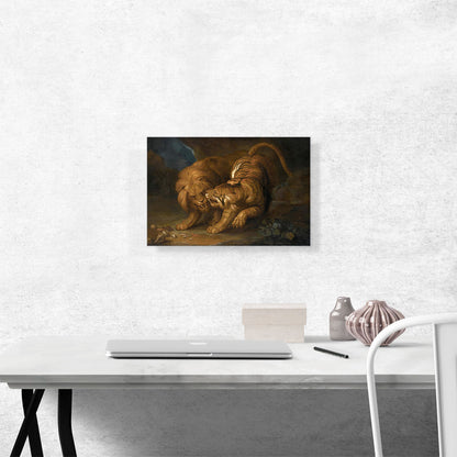A Lion And a Tiger