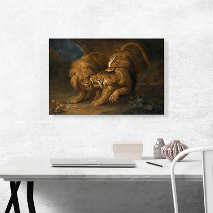 A Lion And a Tiger