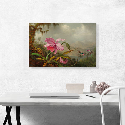 Orchids and Hummingbirds 1890
