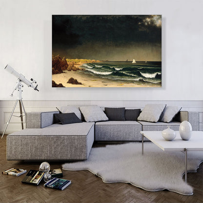 Approaching Storm Beach Near Newport 1862