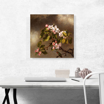 Hummingbird and Apple Blossoms 1875