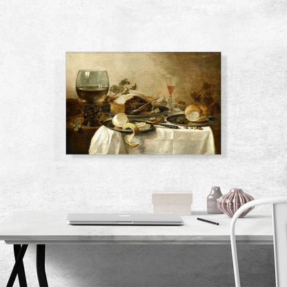 Still Life With Fruit Pie 1635