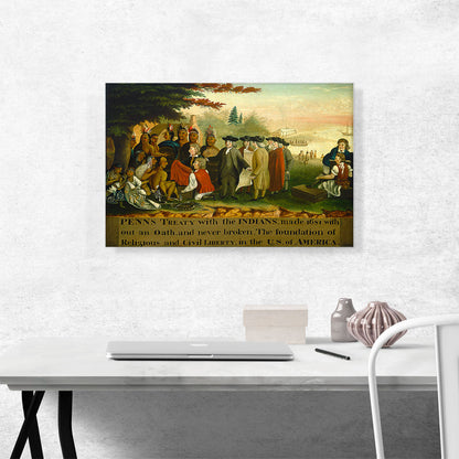 Penn's Treaty With the Indians 1844