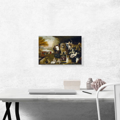 Peaceable Kingdom With Bull 1833