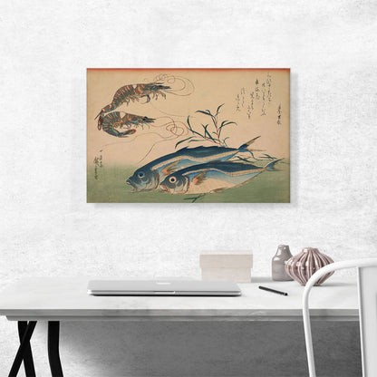 Horse Mackerel with Shrimp or Prawn 1833