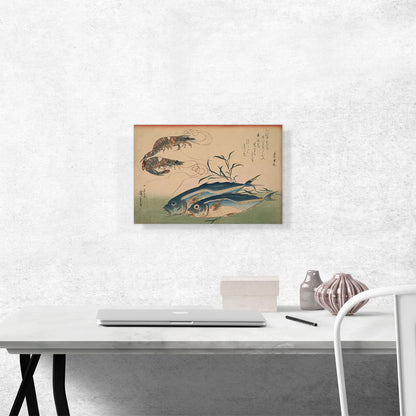 Horse Mackerel with Shrimp or Prawn 1833