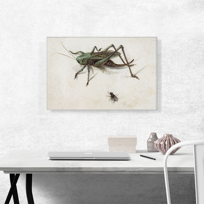 A Grasshopper Beneath Which a Fly 1580