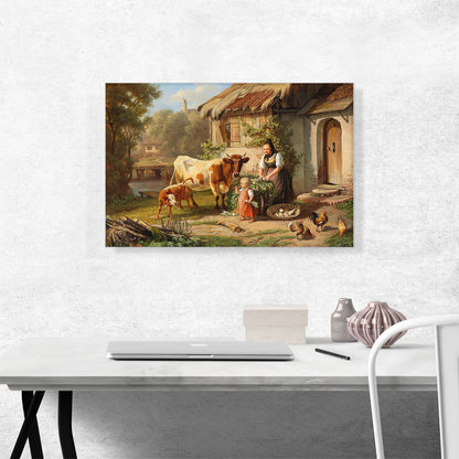 Idyllic Rural Scene 1887