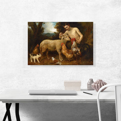 Satyr Boy With Animals