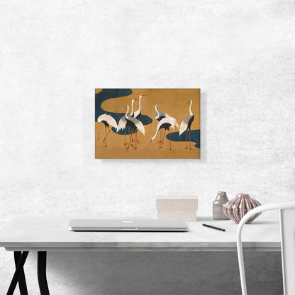 Cranes by Follower of Sakai Hoitsu