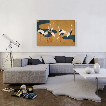 Cranes by Follower of Sakai Hoitsu