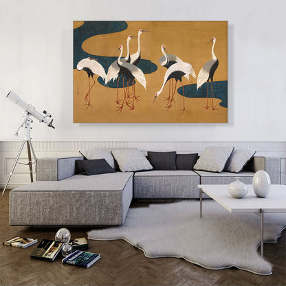 Cranes by Follower of Sakai Hoitsu